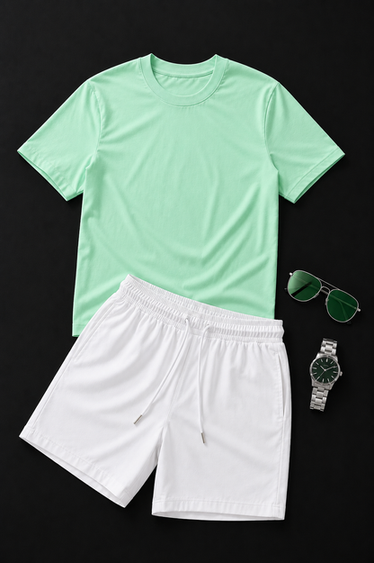 🔥 PACK ÉTÉ PREMIUM VELORA 👕 T-shirt + 🩳 Short + ⌚ Montre + 🕶️ Lunettes