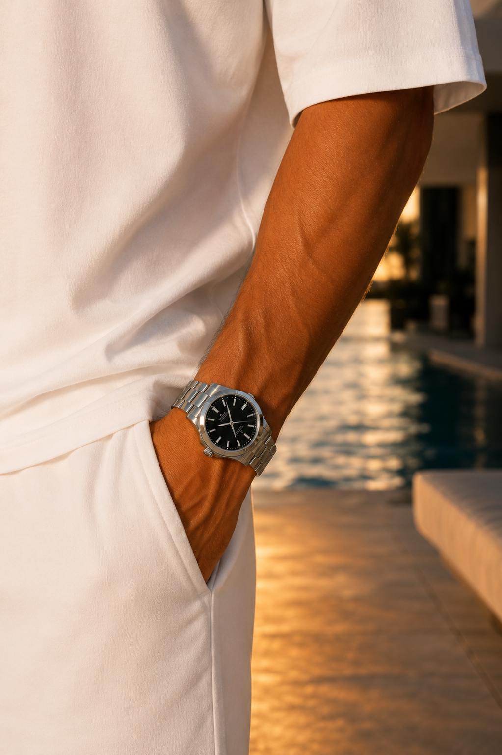 ⌚ Montre Homme Luxe Acier Inoxydable – Style Premium