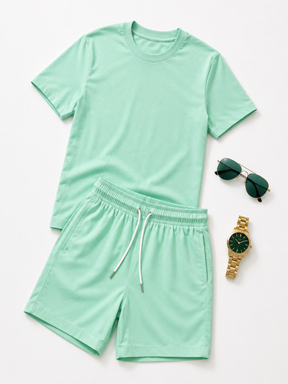 🔥 PACK ÉTÉ PREMIUM VELORA 👕 T-shirt + 🩳 Short + ⌚ Montre + 🕶️ Lunettes